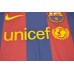 Barcelona 10/11 Home Red&Blue Long Sleeve Soccer Jersey